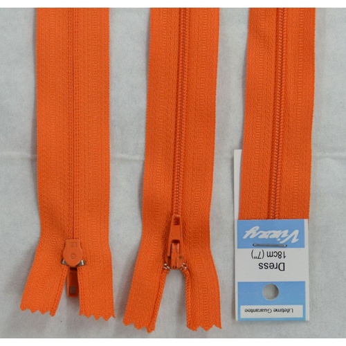 Vizzy Dress Zip, 18cm Colour 99 NECTAR