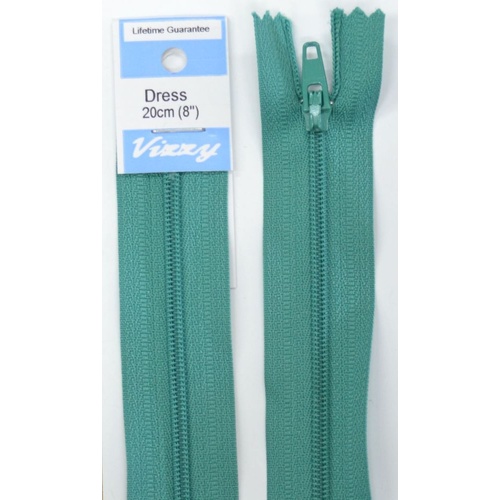 Vizzy Dress Zip, 20cm Colour 112 SEA MIST
