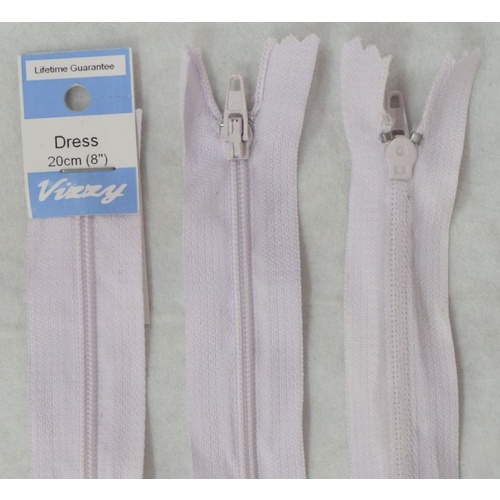 Vizzy Dress Zip, 20cm Colour 89 LILAC