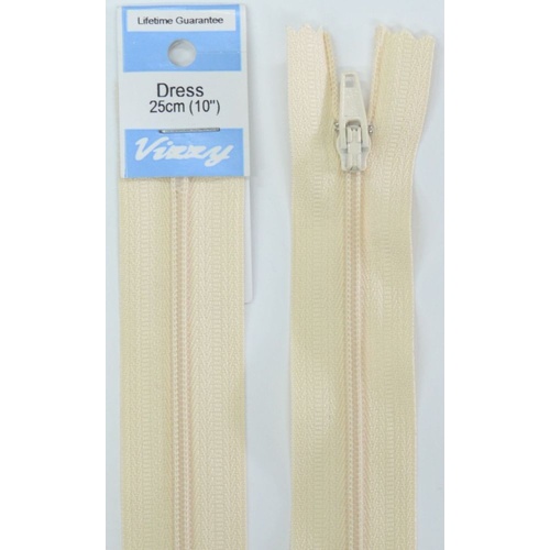 Vizzy Dress Zip, 25cm Colour 04 CALICO