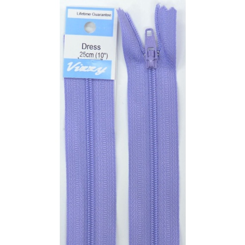 Vizzy Dress Zip, 25cm Colour 40 IRIS