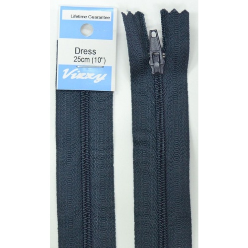 Vizzy Dress Zip, 25cm Colour 59 FRENCH NAVY