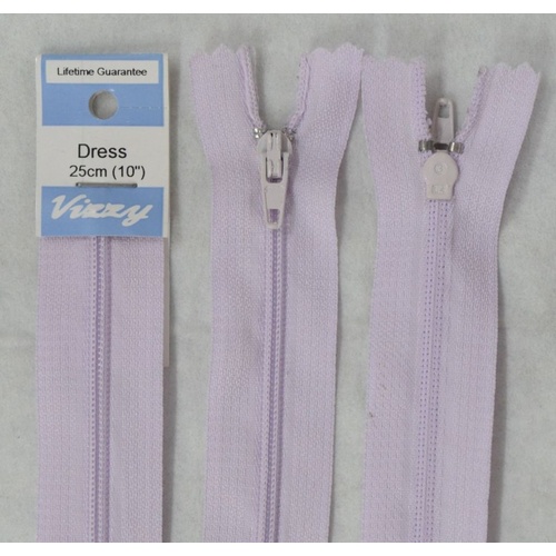 Vizzy Dress Zip, 25cm Colour 89 LILAC