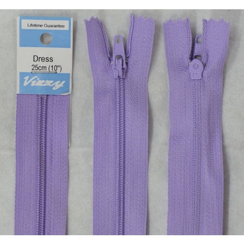 Vizzy Dress Zip, 25cm Colour 96 LAVANDER