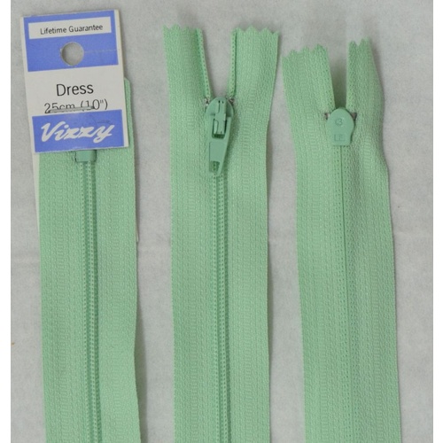 Vizzy Dress Zip, 25cm Colour 97 MINT