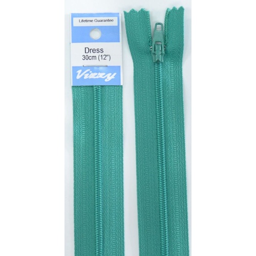 Vizzy Dress Zip, 30cm Colour 112 SEA MIST