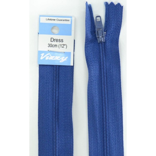 Vizzy Dress Zip, 30cm Colour 57 JUNIOR NAVY