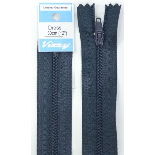 Vizzy Dress Zip, 30cm Colour 59 FRENCH NAVY
