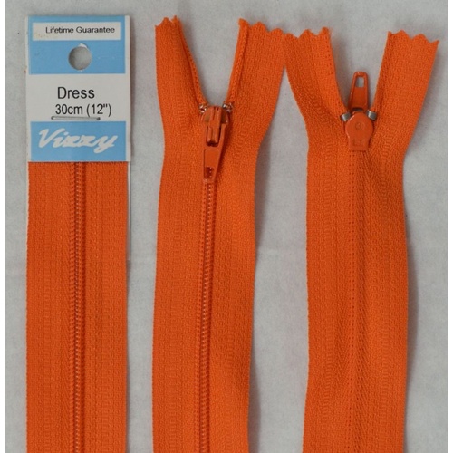 Vizzy Dress Zip, 30cm Colour 99 NECTAR