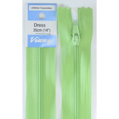 Vizzy Dress Zip, 35cm Colour 41 NIL GREEN