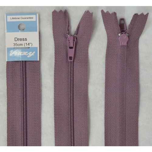 Vizzy Dress Zip, 35cm Colour 92 GRAPE
