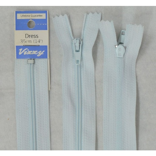 Vizzy Dress Zip, 35cm Colour 93 PALE BLUE