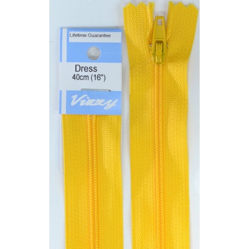 Vizzy Dress Zip, 40cm Colour 19 WA GOLD