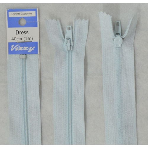 Vizzy Dress Zip, 40cm Colour 93 PALE BLUE