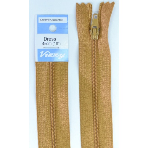 Vizzy Dress Zip, 45cm Colour 09 SUEDE