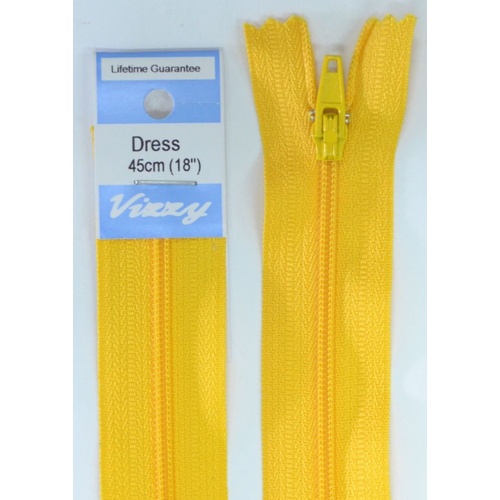 Vizzy Dress Zip, 45cm Colour 19 WA GOLD