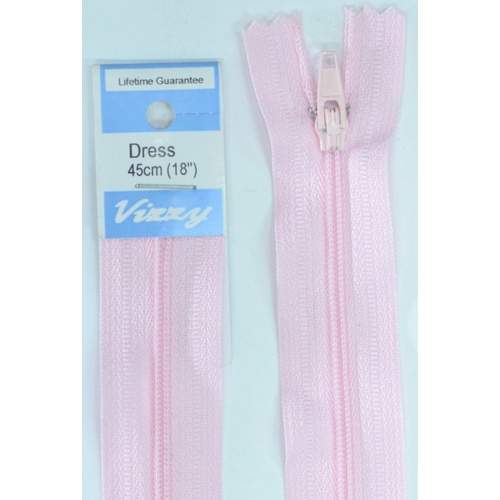Vizzy Dress Zip, 45cm Colour 26 BABY PINK