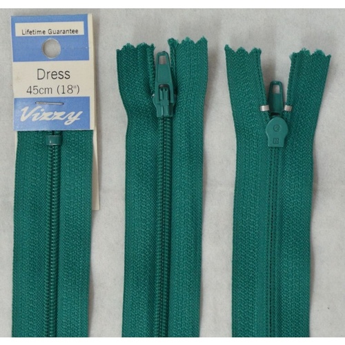 Vizzy Dress Zip, 45cm Colour 43 JADE