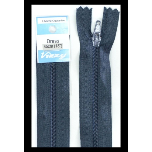 Vizzy Dress Zip, 45cm Colour 59 FRENCH NAVY