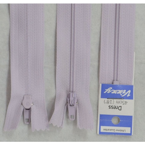 Vizzy Dress Zip, 45cm Colour 89 LILAC