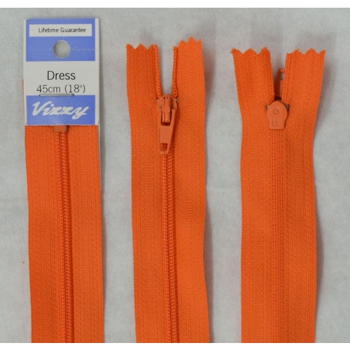 Vizzy Dress Zip, 45cm Colour 99 NECTAR