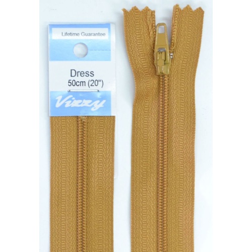 Vizzy Dress Zip, 50cm Colour 09 SUEDE