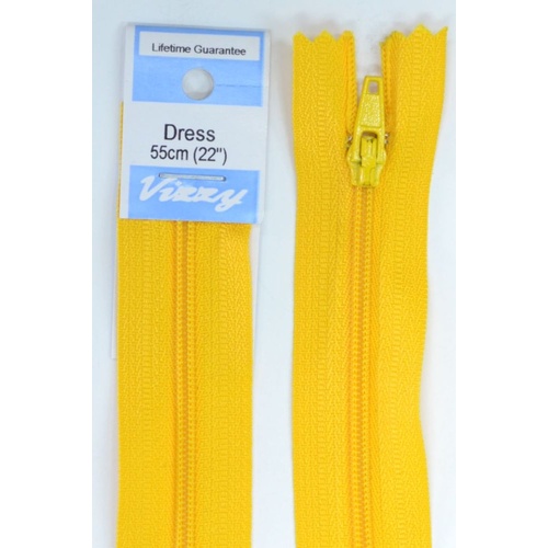 Vizzy Dress Zip, 55cm Colour 19 WA GOLD