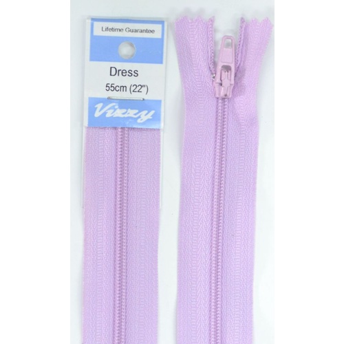 Vizzy Dress Zip, 55cm Colour 39 MAUVE