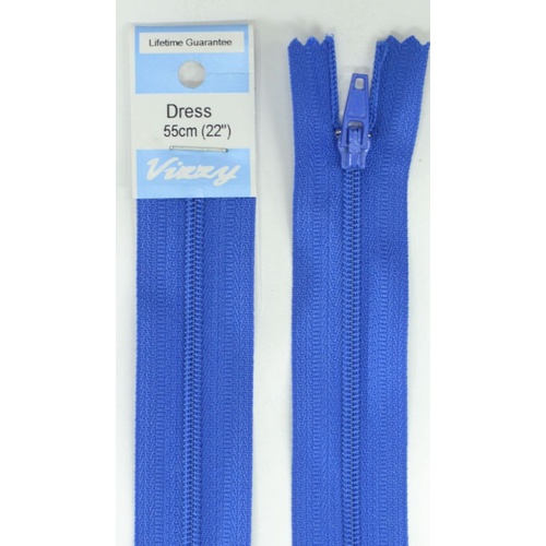 Vizzy Dress Zip, 55cm Colour 55 ROYAL BLUE