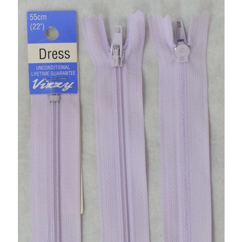 Vizzy Dress Zip, 55cm Colour 89 LILAC