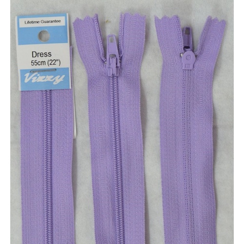 Vizzy Dress Zip, 55cm Colour 96 LAVANDER