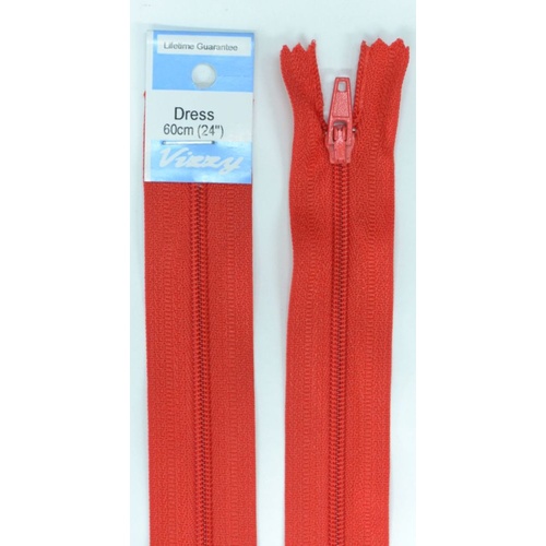 Vizzy Dress Zip, 60cm Colour 31 RED