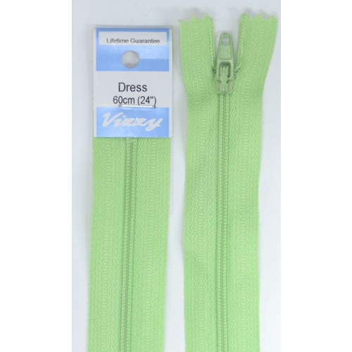Vizzy Dress Zip, 60cm Colour 41 NIL GREEN