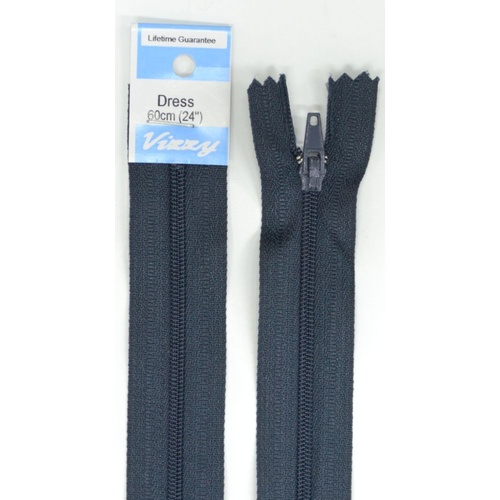 Vizzy Dress Zip, 60cm Colour 59 FRENCH NAVY
