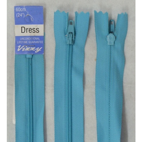 Vizzy Dress Zip, 60cm Colour 86 AQUA