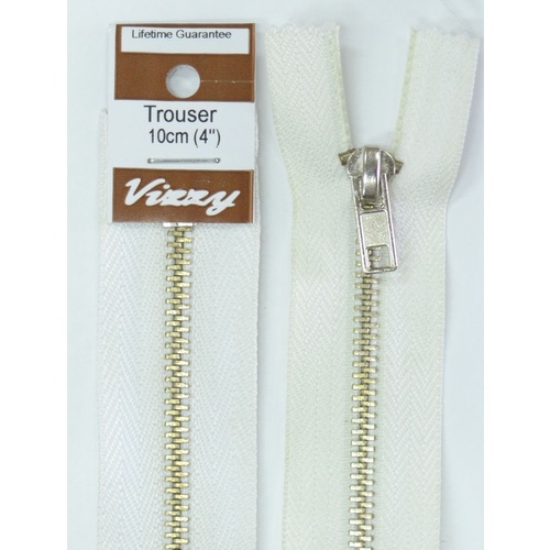 Vizzy Trouser Zip 10cm WHITE