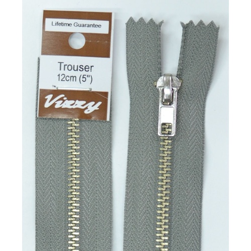 Vizzy Trouser Zip 12cm PEARL GREY