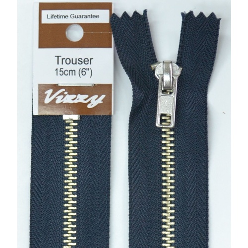 Vizzy Trouser Zip 15cm FRENCH NAVY