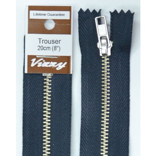 Vizzy Trouser Zip 20cm FRENCH NAVY