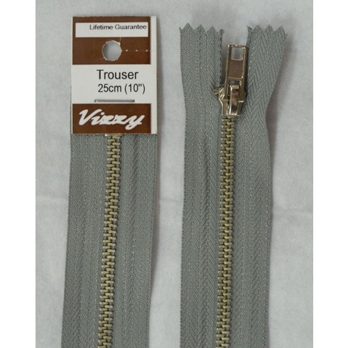 VIZZY Trouser Zip 25cm 61 PEARL GREY
