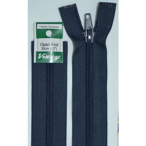 Vizzy Open End Zip 30cm 59 NAVY