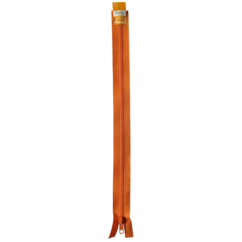 Vizzy Chunky Open End Zip 40cm, Colour 67 ORANGE
