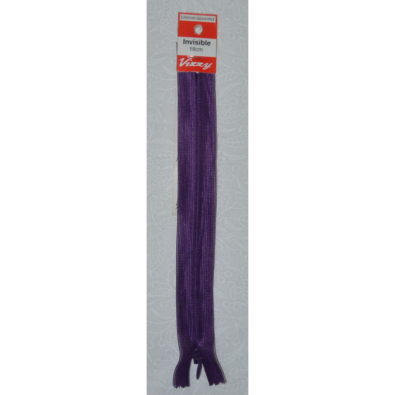 Vizzy Invisible Zip 18cm, Colour 106 VATICAN
