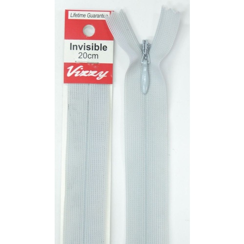 Vizzy Invisible Zip 20cm, Colour 117 BLUE STEEL