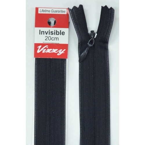 Vizzy Invisible Zip 20cm, Colour 71 INK NAVY (FRENCH NAVY)