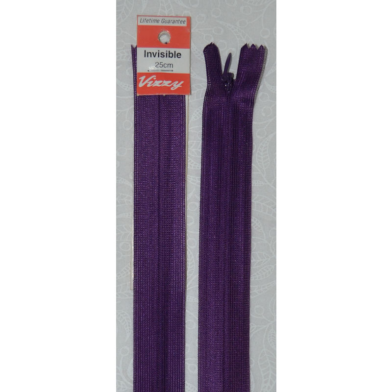 Vizzy Invisible Zip 25cm, Colour 106 VATICAN