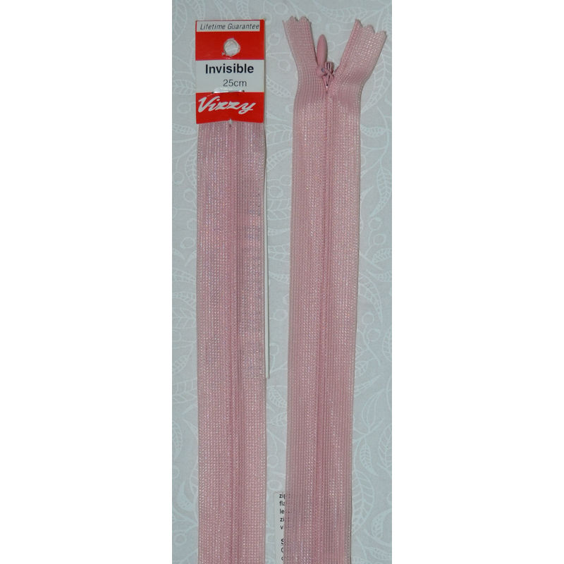 Vizzy Invisible Zip 25cm, Colour 78 PINK