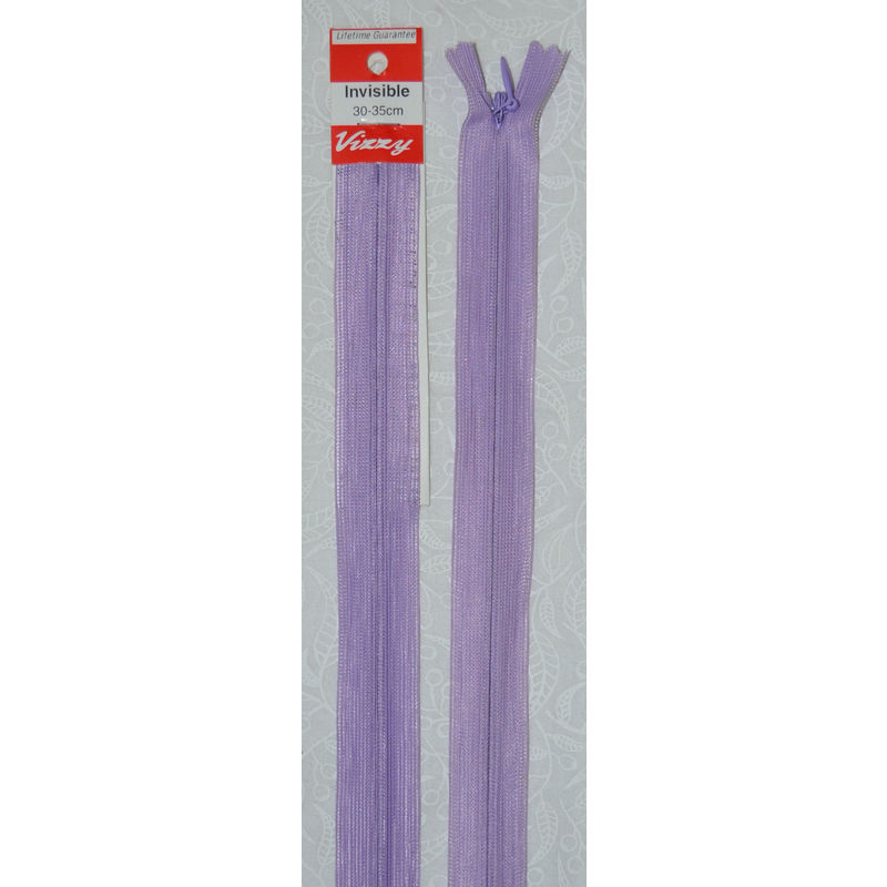 Vizzy Invisible Zip 30-35cm, Colour 96 LAVANDER