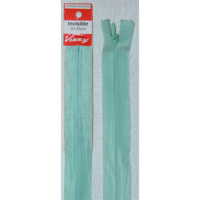 Vizzy Invisible Zip 40-45cm, Colour 102 LEAF GREEN