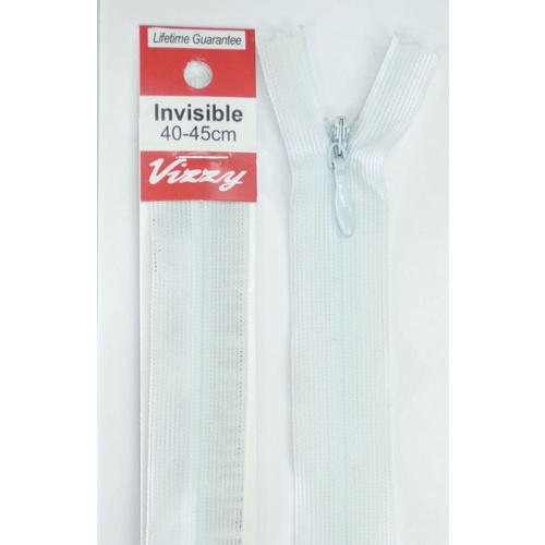 Vizzy Invisible Zip 40-45cm, Colour 116 BABY BLUE